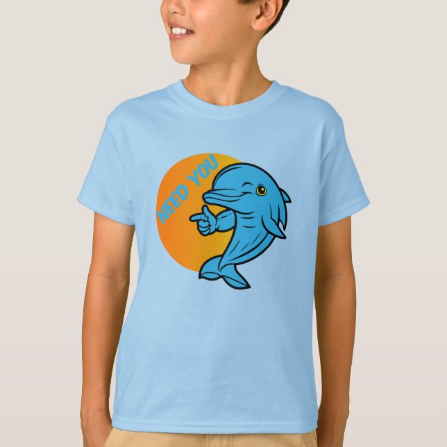 Camiseta Dolphin Pointer Neon Splash (Frente)