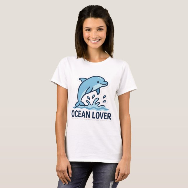 Camiseta Dolphin Vibes (Frente Completa)