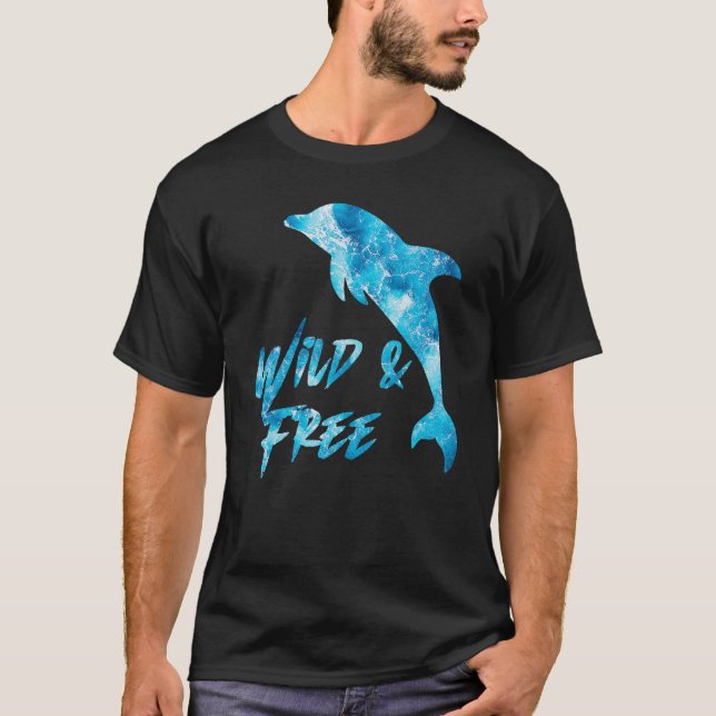 Camiseta Dolphins  Ocean Sea Animal (Frente)