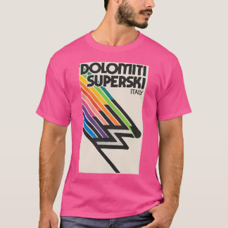 Camiseta Dolzegovina Superski Itália Estilo Vintage Decal