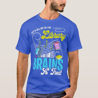 Camiseta Dom Bibliotecário Engraçado Vamos todos para a Bib