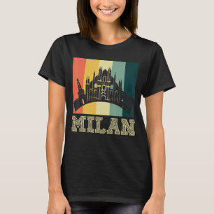Camiseta Dom De Milan, De Itália, Em Milão, Na Linha Do Sky