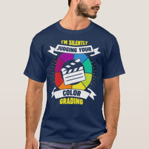 Camiseta Dom do Editor de Edição de Vídeo para Formando Cor