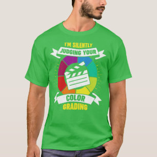 Camiseta Dom do Editor de Edição de Vídeo para Formando Cor
