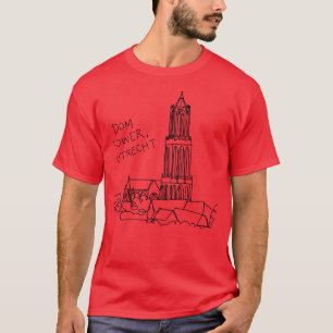 Camiseta Dom Tower Utrecht Países Baixos