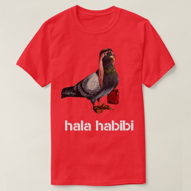 Camiseta dom wnyc do pombo do amor 5 (Frente do Design)