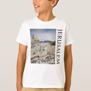 Camiseta Dome of the Rock Praça do Muro Ocidental, Jerusa