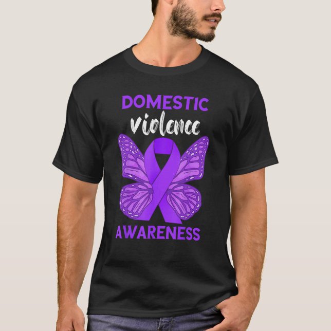 Camiseta Domestic Violence Awareness World Narcissistic Abu (Frente)
