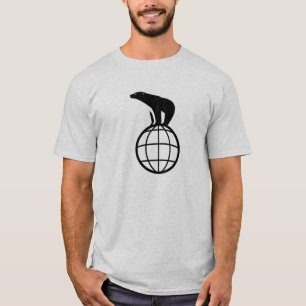 CAMISETA DOMINAÇÃO DO MUNDO DO URSO POLAR