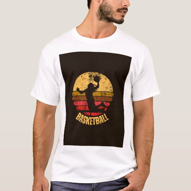 Camiseta Dominar os Tribunais no Mundo do Basquete (Frente)
