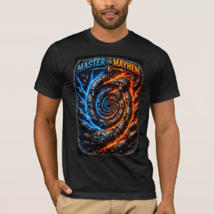 Camiseta Domine a Caveira do Caos – Fogo vs Gelo Elétrico S