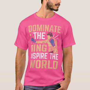 Camiseta Domine O Anel Inspira O Mundo Muay Tailandês