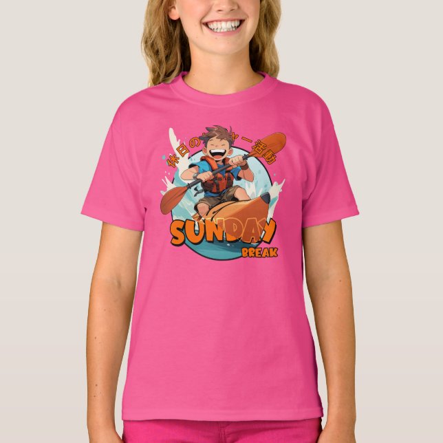 Camiseta Domingo Break | Crianças (Frente)