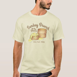 Camiseta Domingo Breakfast Brunch Biscuits Sausage Gravy