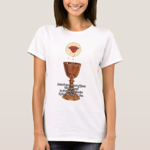 Camiseta Domingo de Corpus Christi Católico St. Thomas Aqui
