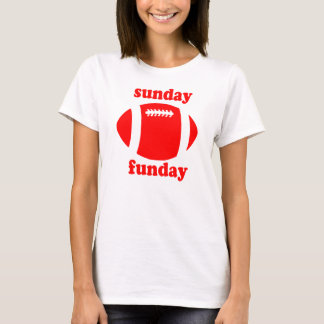 Camiseta Domingo Funday - vermelho