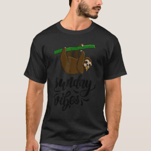 Camiseta Domingo Vibes Cabeça Sonolenta Amor Mulheres Pizza
