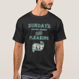 Camiseta Domingos Ensinando Esportes Engraçados Fazendo Gam