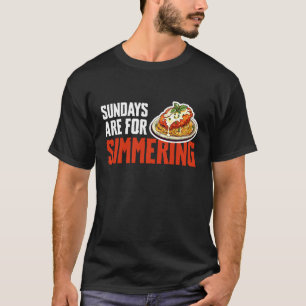 Camiseta Domingos são para Amantes de Frango Parmegiana ao