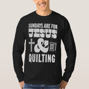 Camiseta Domingos São Para Jesus e Quilting Deus Cristão Q
