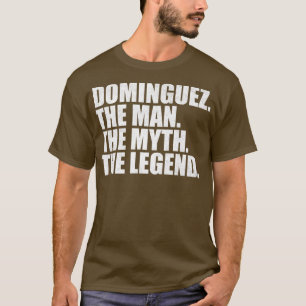 Camiseta Dominguez Dominguez Nome da família Dominguez sobr