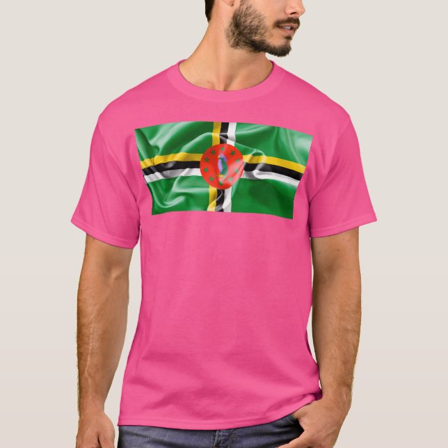 Camiseta Dominica Flag (Frente)