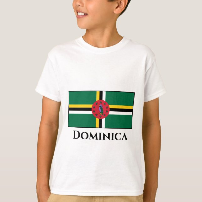 Camiseta Dominica Flag (Frente)