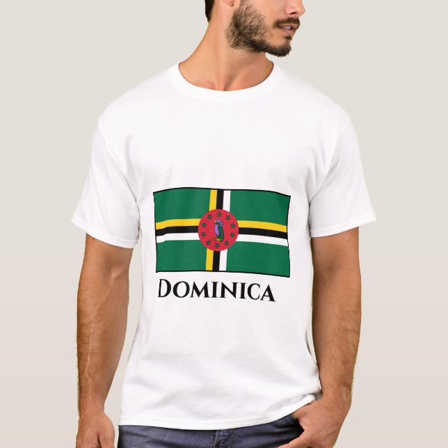Camiseta Dominica Flag (Frente)