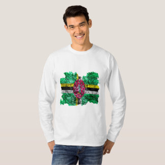 Camiseta Dominica Vintage Flag