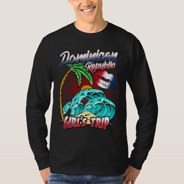 Camiseta Dominican Republic Girls Trip Weekend Group Matchi (Frente)