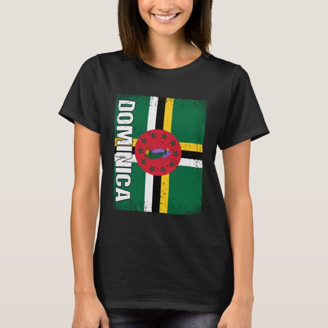 Camiseta Dominicana Flag (Frente)
