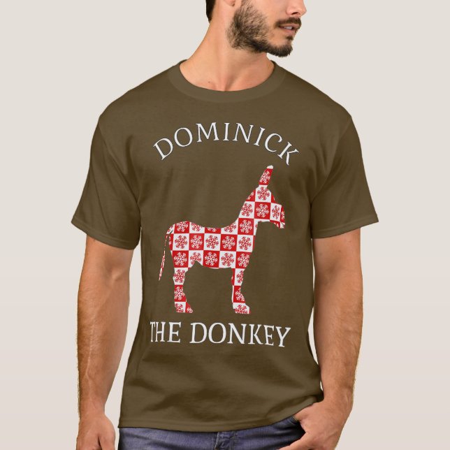 CAMISETA DOMINICAR O NATAL ITALIANO DONKEY T SHIRT_1 (Frente)