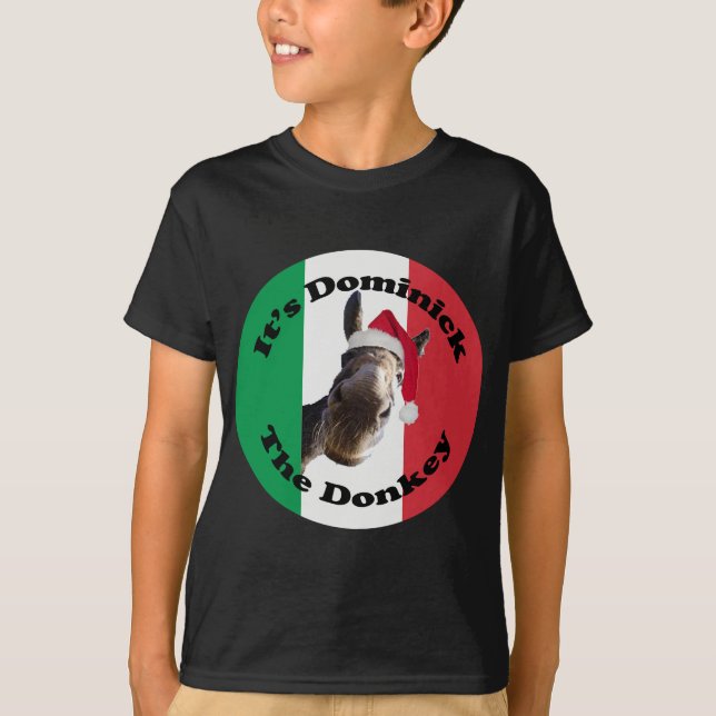 Camiseta dominick o asno (Frente)