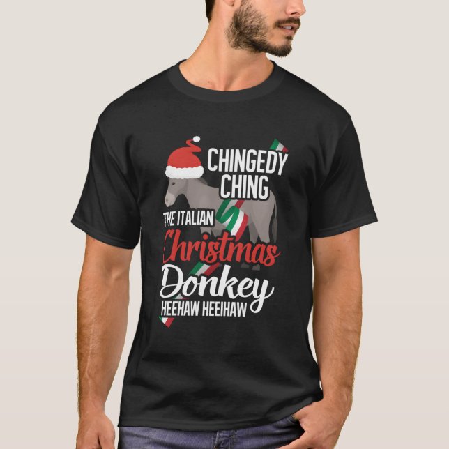 Camiseta Dominick O Natal Do Donkey (Frente)