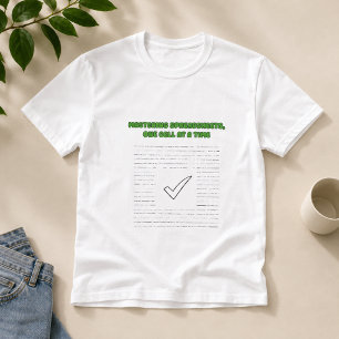 Camiseta Domínio de Planilhas Progressão de Analista de Dad