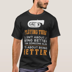 Camiseta Domínio de Tuba com Toque de Humor em Se
