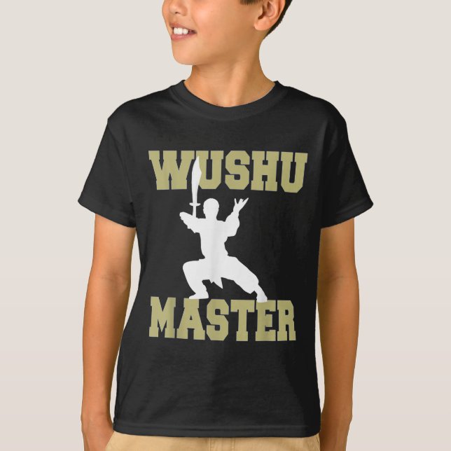 Camiseta Domínio Guerreiro Elite Em Tradicional Wushu Wean  (Frente)