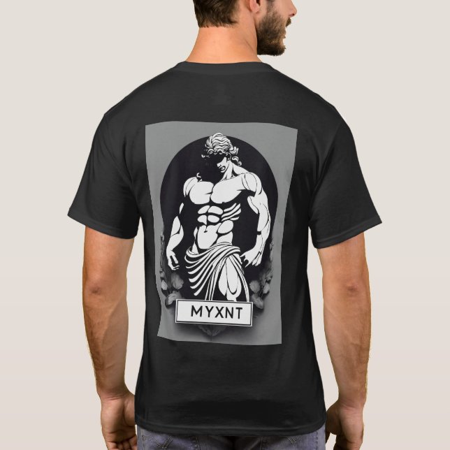 Camiseta "Domínio Muscular: Soltar a Besta Dentro" (Verso)
