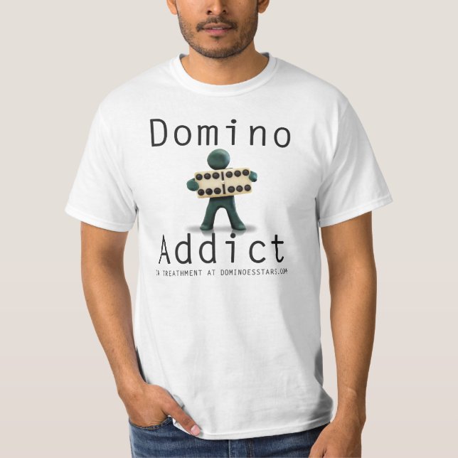 Camiseta Dominó Adict - estrelas dos dominós (Frente)
