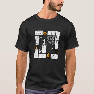 Camiseta Dominó Halloween Dominós Vingança ou Tratamento Do