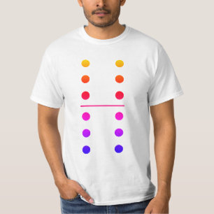 Camiseta Dominoes 6-6 Figurino de Grupo