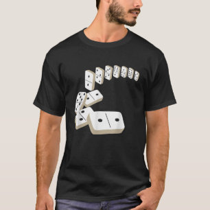 Camiseta Dominoes Azulejos Jogador Domino Dominoes Lover