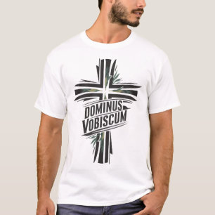 Camiseta Dominus Vobiscum - Bênção Cristã Sagrada