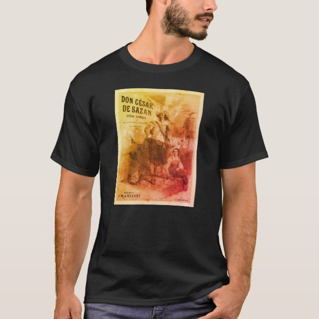 Camiseta Don César de Bazan première poster (1872) (Frente)