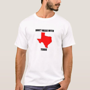 Camiseta Don; confusão de t com Texas