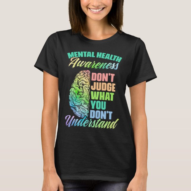 Camiseta Don Judge Mental Illness Support Mental Health Awa (Frente)