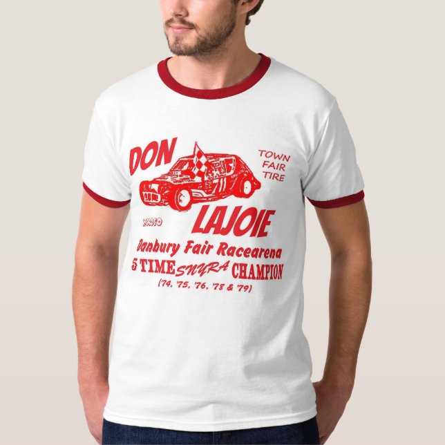 Camiseta Don Lajoie Danbury Racearena justo R&W 1-Sided (Frente)