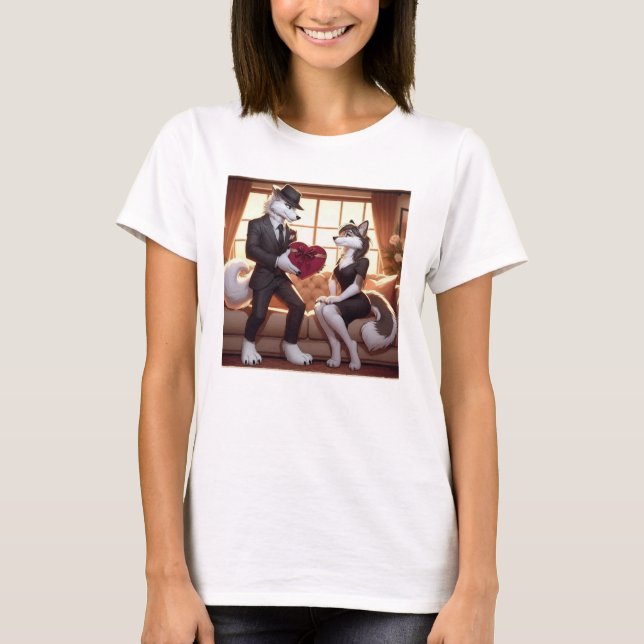 Camiseta Don Lupo Canino "Valentines" (Frente)