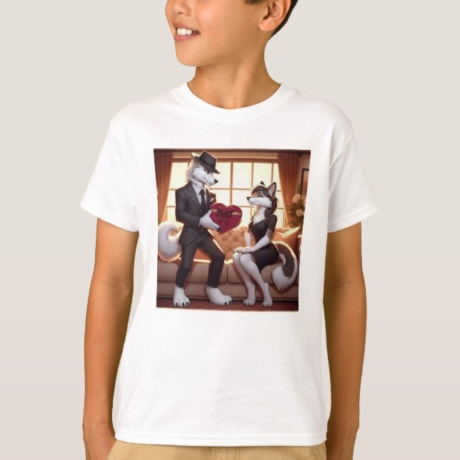 Camiseta Don Lupo Canino "Valentines" (Frente)