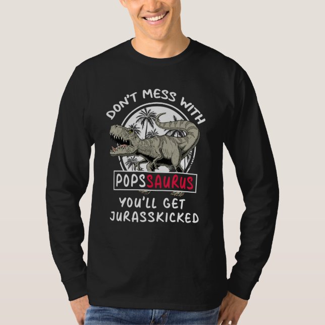 Camiseta Don Mess Com Popssaurus Você Vai Ter Jurasschado (Frente)